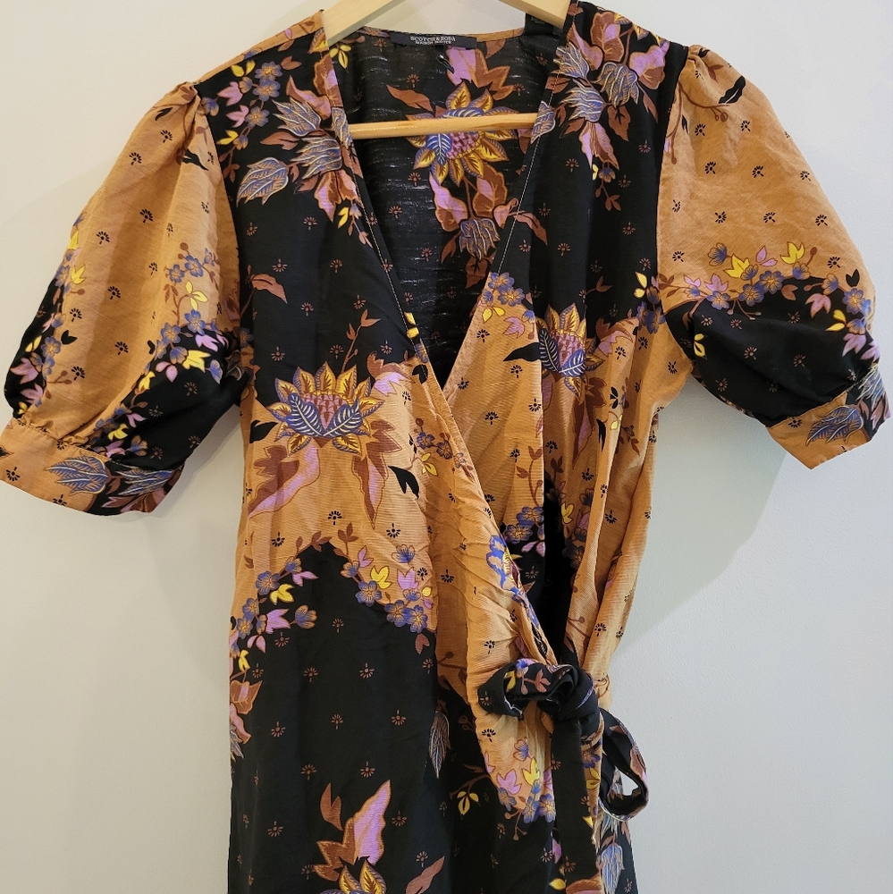 Scotch and Soda summer wrap dress